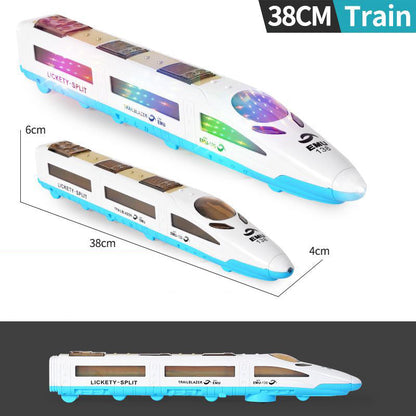 🚂 50% DE RÉDUCTION ✨ Train jouet électrique – Lumières, anti-obstacles & musique – Parfait pour les tout-petits – développe la motricité et l’imagination 🎶