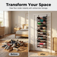 👟 50% DE RÉDUCTION 🏆 Organisateur de chaussures suspendu – 24 poches & installation sans outils – Compatible portes standard, jusqu’à 24 paires – parfait pour l’entrée ou le placard 🚪✨