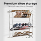 👟 50% DE RÉDUCTION 🏆 Organisateur de chaussures suspendu – 24 poches & installation sans outils – Compatible portes standard, jusqu’à 24 paires – parfait pour l’entrée ou le placard 🚪✨