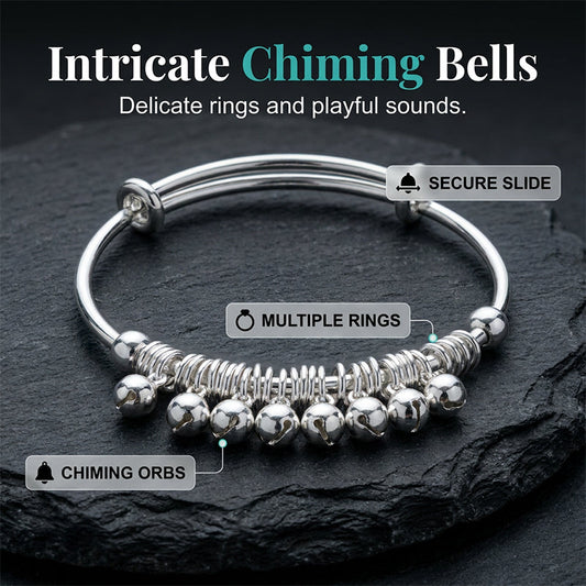 ☀️ 50% DE RÉDUCTION 💎 Bracelet délicat clochettes en argent – Réglable, léger & finition polie – Parfait comme cadeau ou accessoire quotidien – tintement doux au poignet 🔔