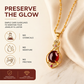 🍀 50% DE RÉDUCTION 💎 Collier trèfle & goutte d’eau – Élégance française à petit prix – Finition dorée, cadeau chic – porte-bonheur et raffinement au quotidien ✨