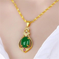 🍀 50% DE RÉDUCTION 💎 Collier trèfle & goutte d’eau – Élégance française à petit prix – Finition dorée, cadeau chic – porte-bonheur et raffinement au quotidien ✨