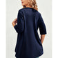 🧥 50% DE RÉDUCTION ✨ Cardigan ouvert grande taille femme – Léger, mi-long & manches mi-courtes – Parfait pour la mi-saison ou les soirées fraîches – style décontracté et confortable 🍁