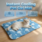🐱 50% DE RÉDUCTION ☀️ Lit d'été imperméable & résistant pour animaux – Tissu frais & lavable – Confortable, antidérapant – idéal pour les journées chaudes à la maison ou en voyage 🐶🌊✨