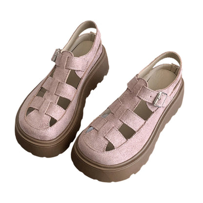 👡 50% DE RÉDUCTION 🔥 Sandales compensées femme – Semelle rembourrée & antidérapante – Parfaites pour l’été, la plage ou le quotidien – confort et style au rendez-vous ☀️