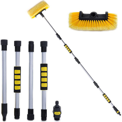 🧹 50% DE RÉDUCTION! 🚗 Brosse nettoyante extensible multifonction – Idéale pour voitures, fenêtres, camping-cars & panneaux solaires – Nettoyage facile des zones difficiles d'accès ✨