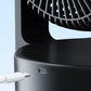 🌀 50% DE RÉDUCTION 💡 Ventilateur de bureau silencieux avec écran LED intelligent – 3 vitesses & rechargeable – Ultra-compact, parfait pour la maison, le bureau ou les voyages ❄️