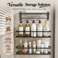 🧴 50% DE RÉDUCTION 💥 Ensemble d’étagères de salle de bain sans perçage – Acier anti-rouille & drainage rapide – Rangement modulaire, idéal pour shampoings, gels douche ou accessoires 🛁