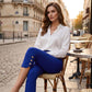 👖 50% DE RÉDUCTION 🌼 Pantacourt gainant femme taille haute – Élasticité 4 sens & boutons dorés – 2 couleurs, 6 tailles – parfait pour le quotidien ou les sorties ✨