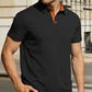 👔 50% DE RÉDUCTION 🌿 Chemise homme à col texturé contrasté – Respirante & absorbante – 5 couleurs, tailles S-3XL – style moderne et durable ✨