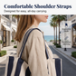 👜 50% DE RÉDUCTION 🏖️ Sac cabas de plage à rayures verticales classiques – Léger & spacieux – Lavable en machine, parfait pour courses, piscine ou week-end 🛍️