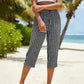 👖 50% DE RÉDUCTION 💐 Pantalon capri à carreaux d’été pour femme – Léger, respirant & coupe décontractée – Parfait pour les journées chaudes, les vacances ou un look chic au quotidien – confortable et tendance ✨☀️