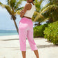 👖 50% DE RÉDUCTION 💐 Pantalon capri à carreaux d’été pour femme – Léger, respirant & coupe décontractée – Parfait pour les journées chaudes, les vacances ou un look chic au quotidien – confortable et tendance ✨☀️