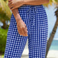 👖 50% DE RÉDUCTION 💐 Pantalon capri à carreaux d’été pour femme – Léger, respirant & coupe décontractée – Parfait pour les journées chaudes, les vacances ou un look chic au quotidien – confortable et tendance ✨☀️