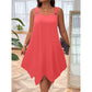 👗 50% DE RÉDUCTION 🌊 Robe sans manches à ourlet asymétrique pour femme – Tissu fluide & coupe légère – Parfaite pour l’été, les soirées ou les vacances – un style moderne et facile à porter ✨