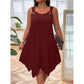 👗 50% DE RÉDUCTION 🌊 Robe sans manches à ourlet asymétrique pour femme – Tissu fluide & coupe légère – Parfaite pour l’été, les soirées ou les vacances – un style moderne et facile à porter ✨