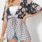 🧥 50% DE RÉDUCTION 🌸 Cardigan femme à fleurs, manches volantées & nouer – Style bohème fluide & ample – Léger, aéré – parfait pour le printemps ou les soirées d’été – romantique et décontracté 🌿
