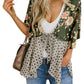 🧥 50% DE RÉDUCTION 🌸 Cardigan femme à fleurs, manches volantées & nouer – Style bohème fluide & ample – Léger, aéré – parfait pour le printemps ou les soirées d’été – romantique et décontracté 🌿