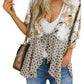 🧥 50% DE RÉDUCTION 🌸 Cardigan femme à fleurs, manches volantées & nouer – Style bohème fluide & ample – Léger, aéré – parfait pour le printemps ou les soirées d’été – romantique et décontracté 🌿