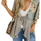 🧥 50% DE RÉDUCTION 🌸 Cardigan femme à fleurs, manches volantées & nouer – Style bohème fluide & ample – Léger, aéré – parfait pour le printemps ou les soirées d’été – romantique et décontracté 🌿