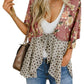 🧥 50% DE RÉDUCTION 🌸 Cardigan femme à fleurs, manches volantées & nouer – Style bohème fluide & ample – Léger, aéré – parfait pour le printemps ou les soirées d’été – romantique et décontracté 🌿