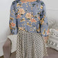 🧥 50% DE RÉDUCTION 🌸 Cardigan femme à fleurs, manches volantées & nouer – Style bohème fluide & ample – Léger, aéré – parfait pour le printemps ou les soirées d’été – romantique et décontracté 🌿