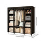 📦 50% DE RÉDUCTION! 🏠 Armoire Portable en Tissu – Acier, 3 tailles & montage facile – Idéale pour chambre & dressing ✨