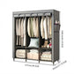 📦 50% DE RÉDUCTION! 🏠 Armoire Portable en Tissu – Acier, 3 tailles & montage facile – Idéale pour chambre & dressing ✨