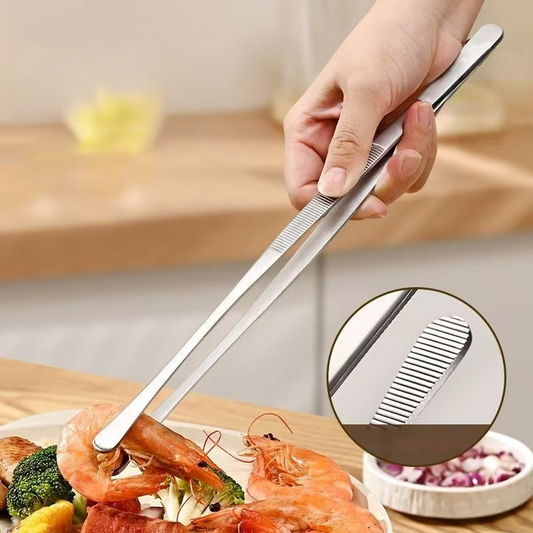 🍴 ACHETEZ 2, OBTENEZ 1 GRATUIT ! 🔥 Pince BBQ multifonction antidérapante – Acier inoxydable – Idéale pour grillades, fêtes ou cuisine quotidienne 🍖✨🎄