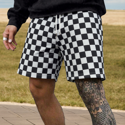 🩳 50% DE RÉDUCTION ✨ Short de bain à carreaux séchage rapide pour homme – Respirant, cordon de serrage & multisport – Parfait pour la natation, la plage ou le sport – confortable et léger 🌊