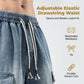 🩳 50% DE RÉDUCTION ✨ Short en jean cargo pour homme – Poches cargo, cordon de serrage & style streetwear tendance – Parfait pour l’été, les festivals ou un look urbain décontracté 🏙️