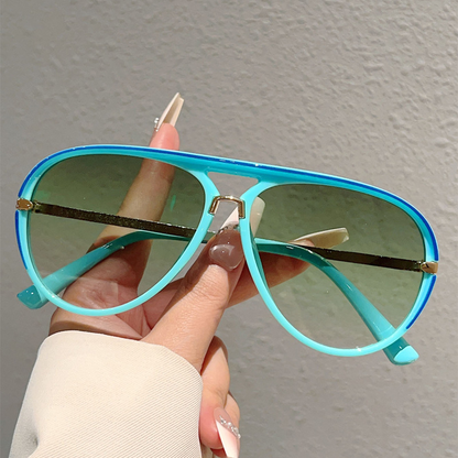 🕶️ 50% DE RÉDUCTION ⏰ Lunettes de soleil rétro double-pont – Style élégant & protection UV400 – Légères, tendance – parfaites pour un look vintage au quotidien ✨☀️🛒