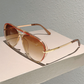 🕶️ 50% DE RÉDUCTION ⏰ Lunettes de soleil rétro double-pont – Style élégant & protection UV400 – Légères, tendance – parfaites pour un look vintage au quotidien ✨☀️🛒