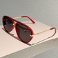 🕶️ 50% DE RÉDUCTION ⏰ Lunettes de soleil rétro double-pont – Style élégant & protection UV400 – Légères, tendance – parfaites pour un look vintage au quotidien ✨☀️🛒