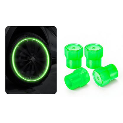 🚗 50% DE RÉDUCTION! ✨ Bouchons de valve lumineux – Fluorescents, sans piles & universels ✨