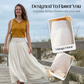 👗 50% DE RÉDUCTION 💥 Jupe longue taille haute ligne A pour femme – Coupe flatteuse & silhouette fluide – Style intemporel, parfaite pour le bureau, les brunchs ou les soirées d’été ✨