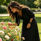 👗 50% DE RÉDUCTION 🌸 Robe maxi bohème à col V volanté – Fluide, légère & romantique – Parfaite pour l’été, les festivals ou les vacances au bord de la mer – look décontracté et élégant ✨