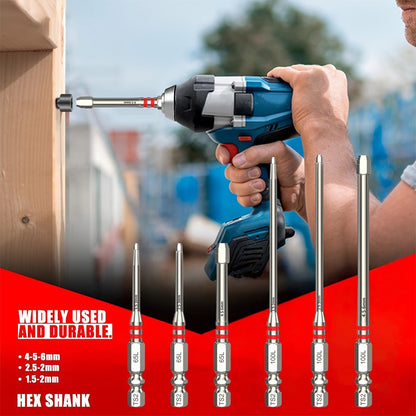 🔧 50% DE RÉDUCTION ⏰ Embouts hexagonaux en acier allié de qualité supérieure pour perceuses électriques – Robustes, durables & compatibles avec la plupart des outils – idéaux pour montage de meubles, réparations ou projets de bricolage 🔩