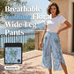 👖 50% DE RÉDUCTION 🌸 Pantalon à jambes larges taille haute à imprimé floral pour femme – Tissu fluide & léger – Parfait pour l’été, la plage ou un look bohème chic – confortable et élégant ✨