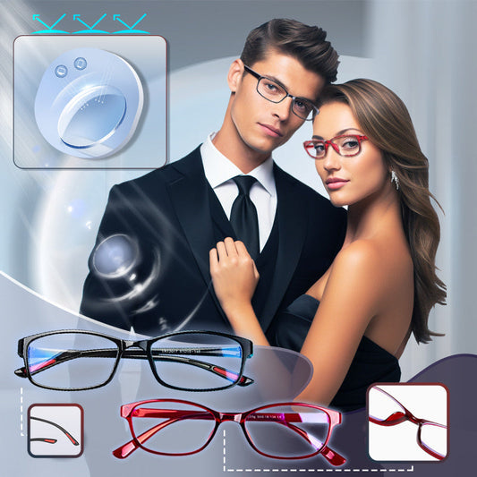 👓 50% DE RÉDUCTION 💻 Lunettes de lecture anti-lumière bleue à mise au point automatique – Réduit la fatigue oculaire – Idéales pour smartphone, ordinateur ou lecture – confort visuel toute la journée ✨🛡️