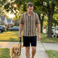 👕 50% DE RÉDUCTION ☀️ Ensemble décontracté homme – Chemise manches courtes & short – Léger, confortable & parfait pour les journées chaudes – look estival sans effort ✨🩳