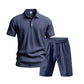 👕 50% DE RÉDUCTION 🩳 Ensemble homme 2 pièces décontracté – Haut & short en lin respirant – Col revers, 7 couleurs, tailles S-3XL – parfait pour l’été, la plage ou les vacances 🌊✨
