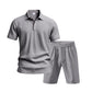 👕 50% DE RÉDUCTION 🩳 Ensemble homme 2 pièces décontracté – Haut & short en lin respirant – Col revers, 7 couleurs, tailles S-3XL – parfait pour l’été, la plage ou les vacances 🌊✨