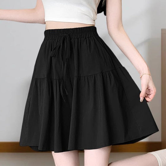 👗 60% DE RÉDUCTION 🏃 Pantalon-jupe taille haute à volants, jambe large – Coupe fluide & féminine – Parfait pour l’été, le sport ou les journées décontractées – confortable et élégant ✨