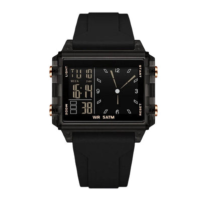 ⌚ 50% DE RÉDUCTION! ✨ Montre Digitale Transparente Étanche 50M – Affichage hybride, rétroéclairage & chronomètre – 9 coloris – Look rétro-futuriste pour le sport & le quotidien 💎