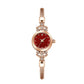 ⌚ 50% DE RÉDUCTION ✨ Montre bracelet femme élégante luxe – Cadran nacré, cristaux appliqués main & bracelet maille tressée – Or, or rose & blanc – parfaite pour le bureau ou les soirées 💎