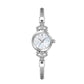 ⌚ 50% DE RÉDUCTION ✨ Montre bracelet femme élégante luxe – Cadran nacré, cristaux appliqués main & bracelet maille tressée – Or, or rose & blanc – parfaite pour le bureau ou les soirées 💎