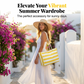 👜 50% DE RÉDUCTION 🏖️ Sac de plage rayé grande capacité – Léger, spacieux & lavable en machine – Parfait pour la plage, les courses ou les escapades – pratique et estival 🌊