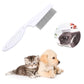 🐾 ACHETEZ 1, OBTENEZ 1 GRATUIT ! 🛁 Peigne multifonction pour animaux – Aiguilles fines en acier inoxydable – Élimine les taches de larmes, les puces & les nœuds – doux pour la peau, efficace pour chiens et chats ✨🐶
