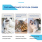 🐾 ACHETEZ 1, OBTENEZ 1 GRATUIT ! 🛁 Peigne multifonction pour animaux – Aiguilles fines en acier inoxydable – Élimine les taches de larmes, les puces & les nœuds – doux pour la peau, efficace pour chiens et chats ✨🐶